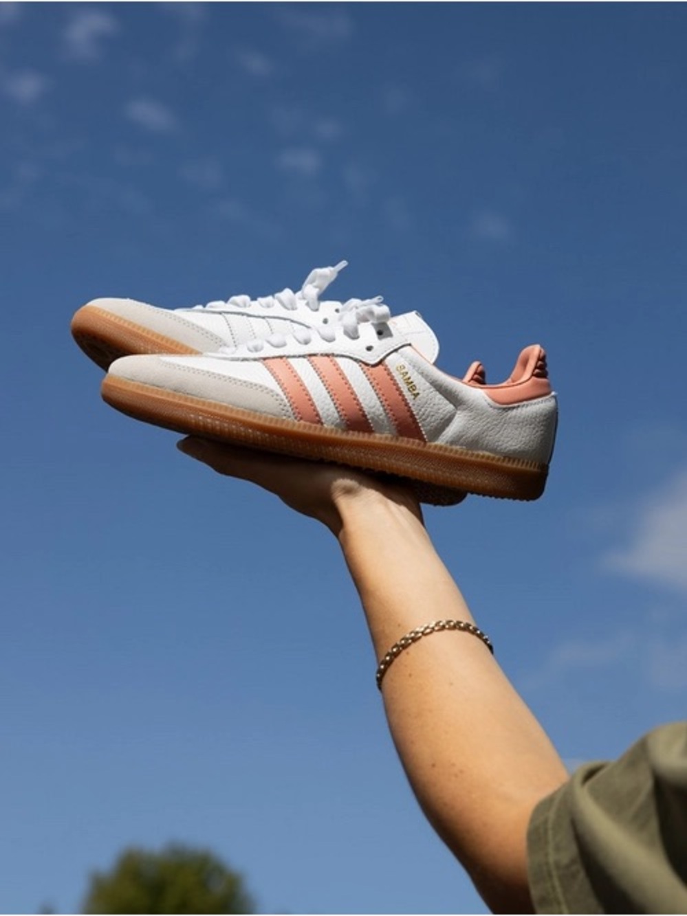 adidas Samba OG Cloud White / Wonder Clay / Crystal White